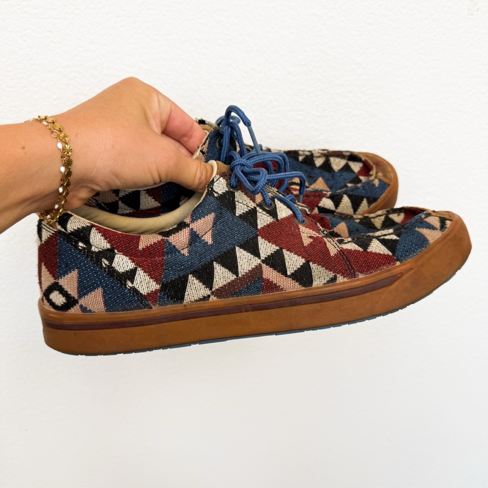 Twisted X Hooey Loper Oxford Graphic Pattern Size 11